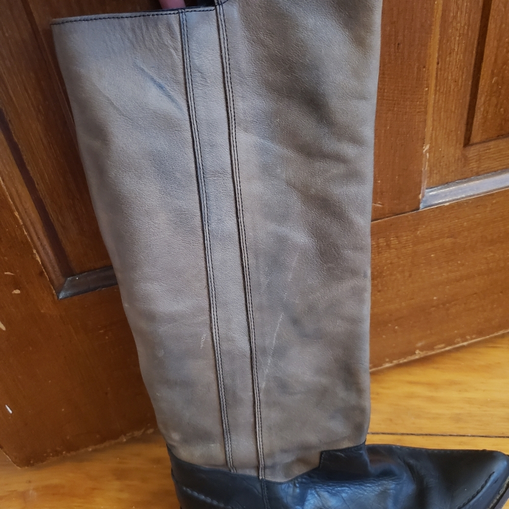 Free People 2-tone Cowboy Boots - Picture 4 of 8